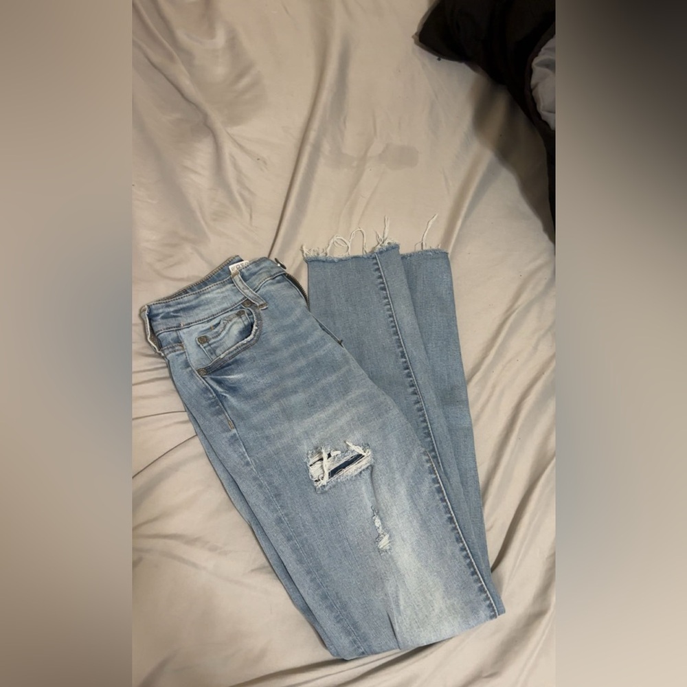 Aeropostale Light Blue Cropped Jeans
